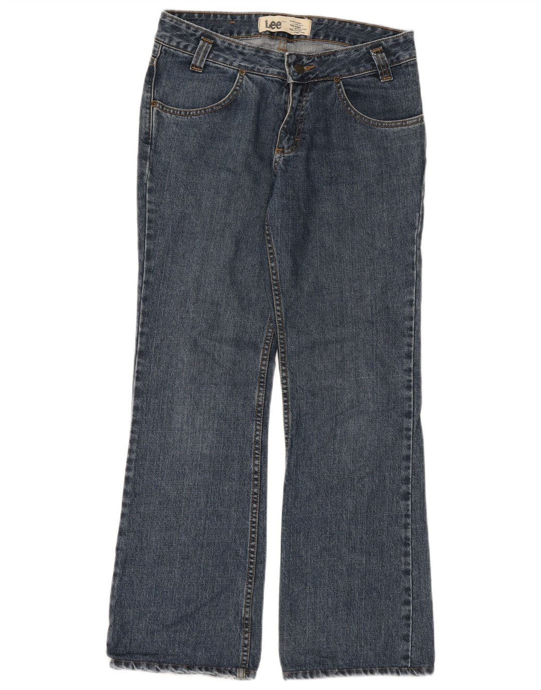 Lee Damen Leola Bootcut Jeans W30 L32 Blaue Baumwolle
