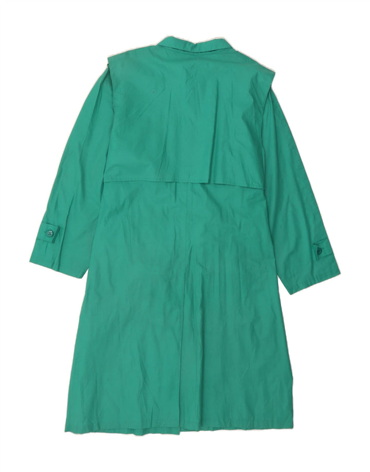 VINTAGE Womens Overcoat UK 16 Large Turquoise Vintage Vintage and Second-Hand Vintage from Messina Hembry 