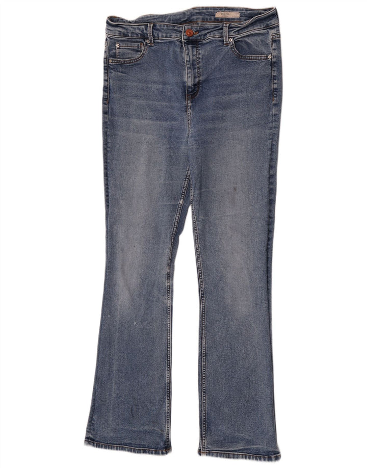 Marks & Spencer Damen The Eva Bootcut Jeans UK 16 Large W34 L30 Blau