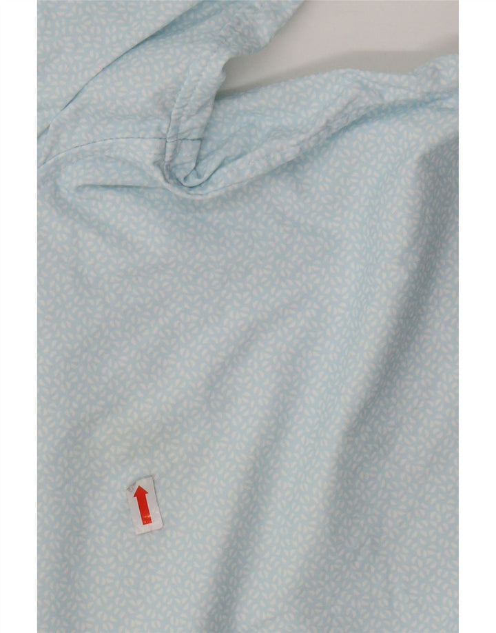 BONOBOS Herren-Hemd mit sportlicher Passform, großes, blau geflecktes Nylon