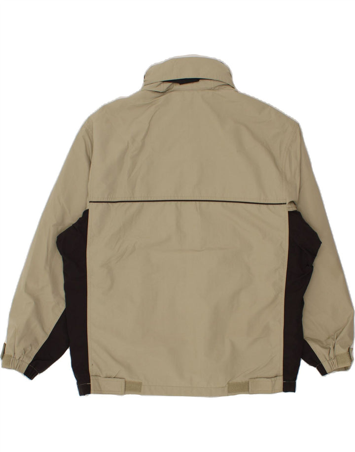 EDDIE BAUER Herren-Bomberjacke in Übergröße, Größe S, Khaki, Farbblockgröße 36