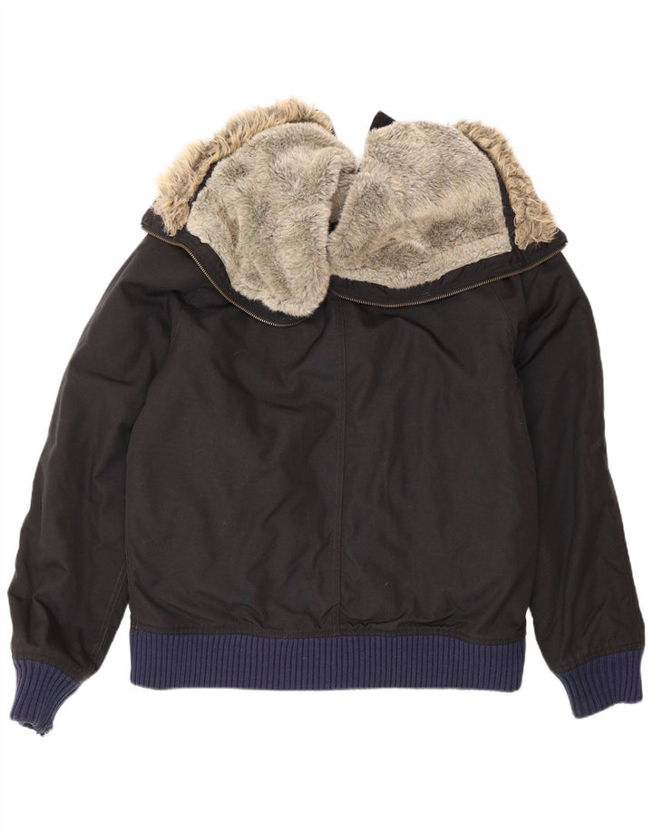 Woolrich Herren-Windbreakerjacke mit Kapuze, UK 40, Größe L, Schwarz