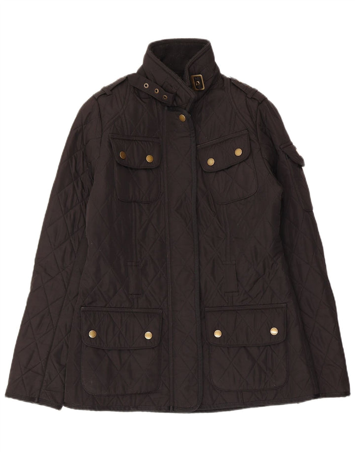 Barbour Damen Steppjacke UK 8 Small Schwarz Polyester