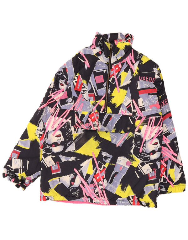 Olympia Herren-Regenjacke mit Grafik, UK 40, groß, mehrfarbig, Farbblock