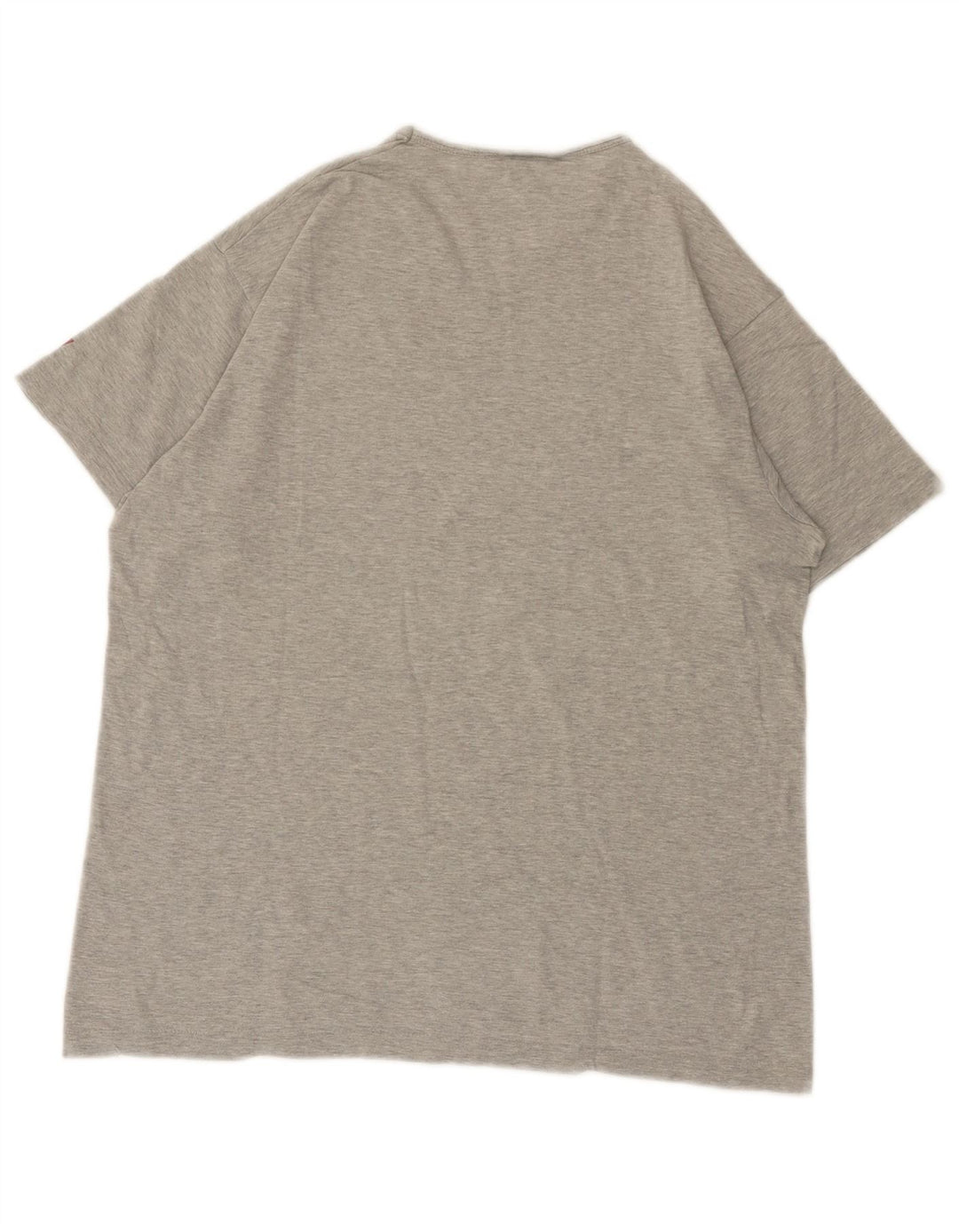 Levi's Herren-T-Shirt-Oberteil aus mittelgrau gefleckter Baumwolle