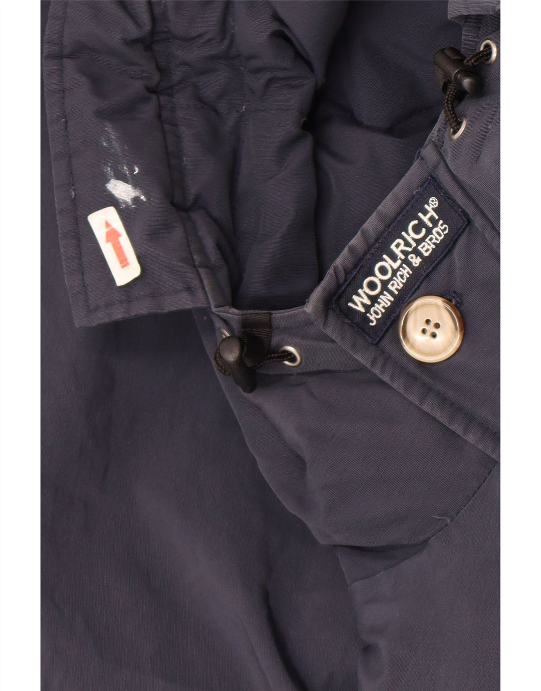 Woolrich Wattierte Jungenjacke mit Kapuze, 9–10 Jahre, Marineblau