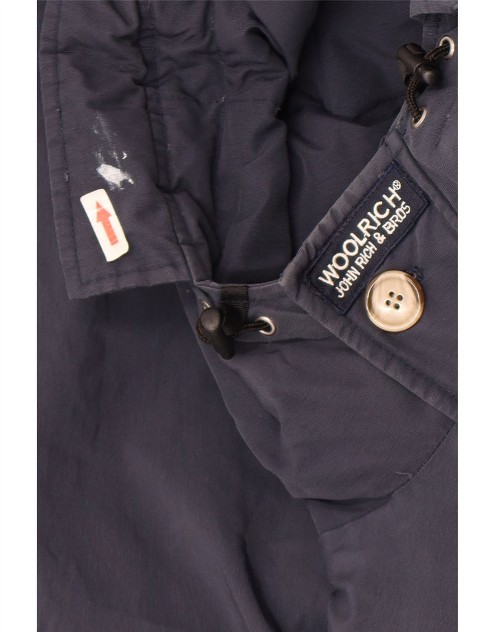 Woolrich Wattierte Jungenjacke mit Kapuze, 9–10 Jahre, Marineblau
