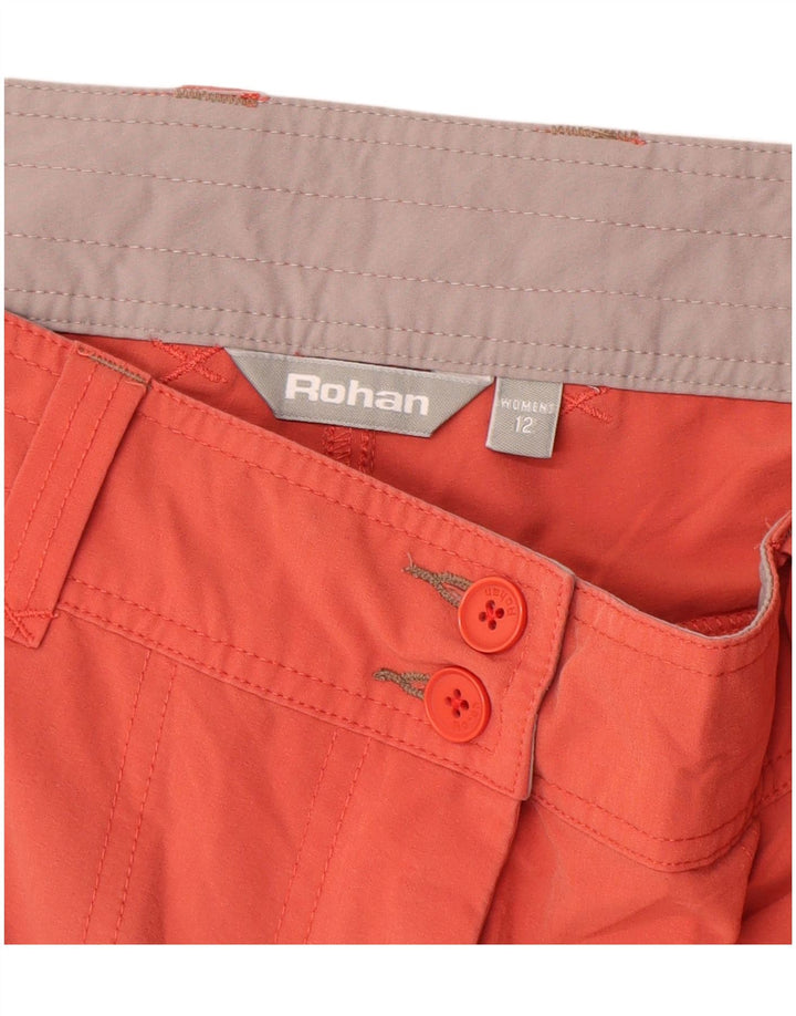 ROHAN Damen Chinoshorts UK 12 Medium W32 Orange Polyamid
