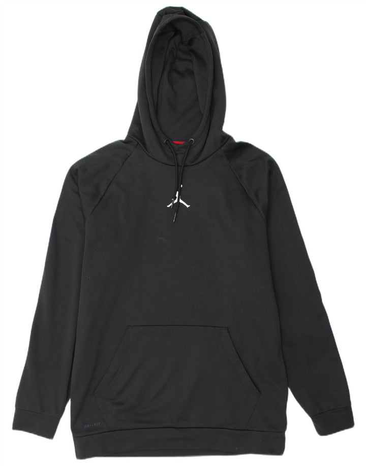 JORDAN Herren Dri Fit Kapuzenpullover, Größe L, Schwarz, Polyester
