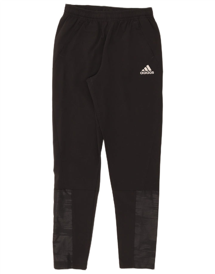 Adidas Trainingshose für Jungen, 15–16 Jahre, schwarzes Polyester