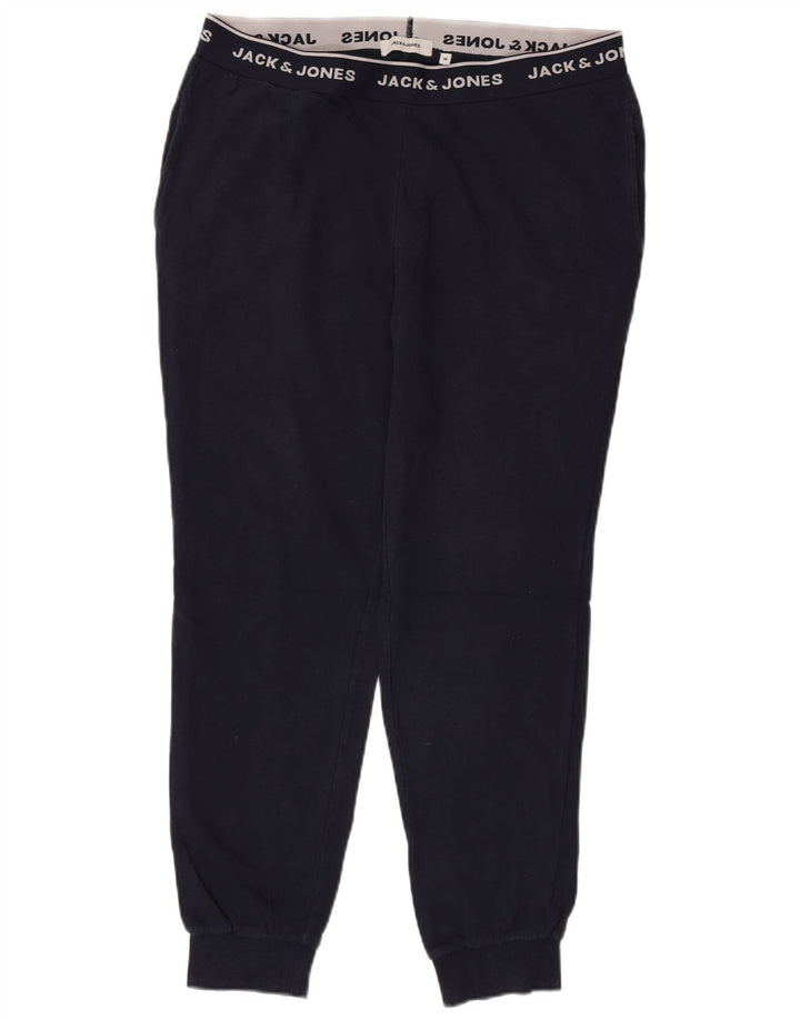 JACK & JONES Herren-Trainingsanzug-Hose mit grafischem Muster, mittleres Marineblau