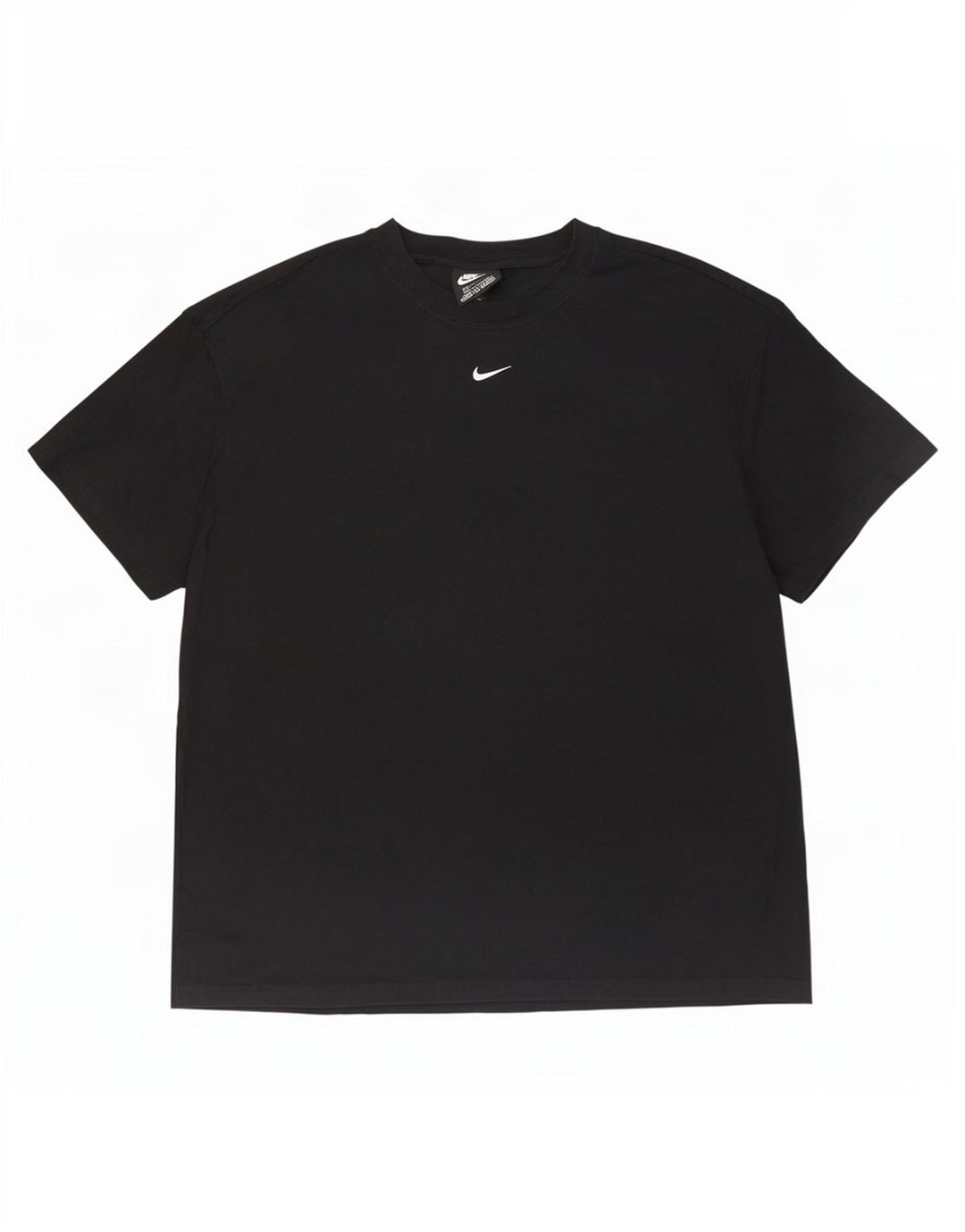 Nike Herren T-Shirt Top Medium Schwarz Baumwolle