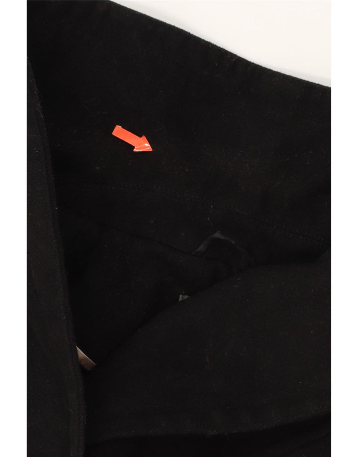 OASIS Womens Double Breasted Coat UK 10 Small Black Polyester Vintage Oasis and Second-Hand Oasis from Messina Hembry 