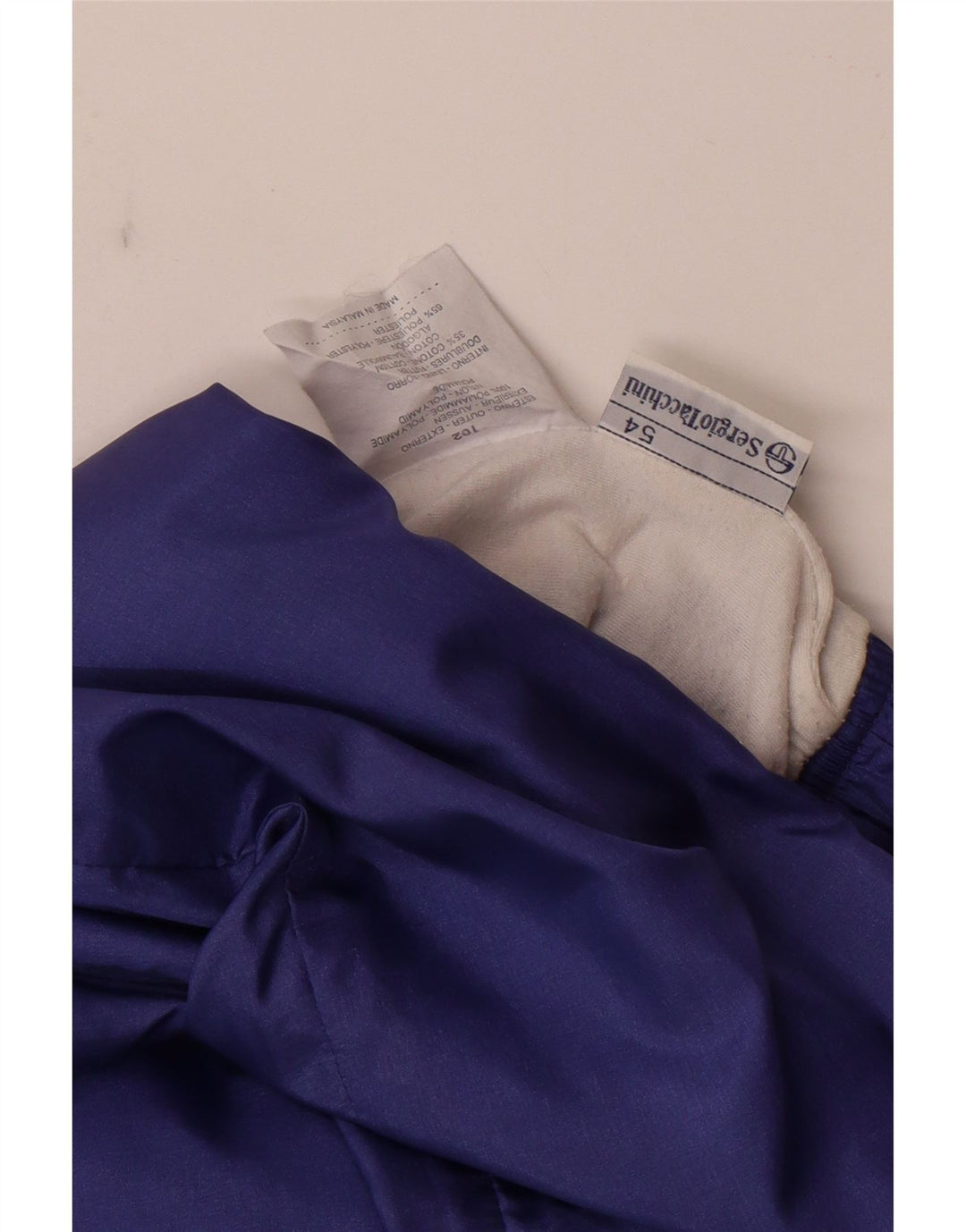 SERGIO TACCHINI Mens Tracksuit Trousers Joggers IT 54 XL Blue Polyamide