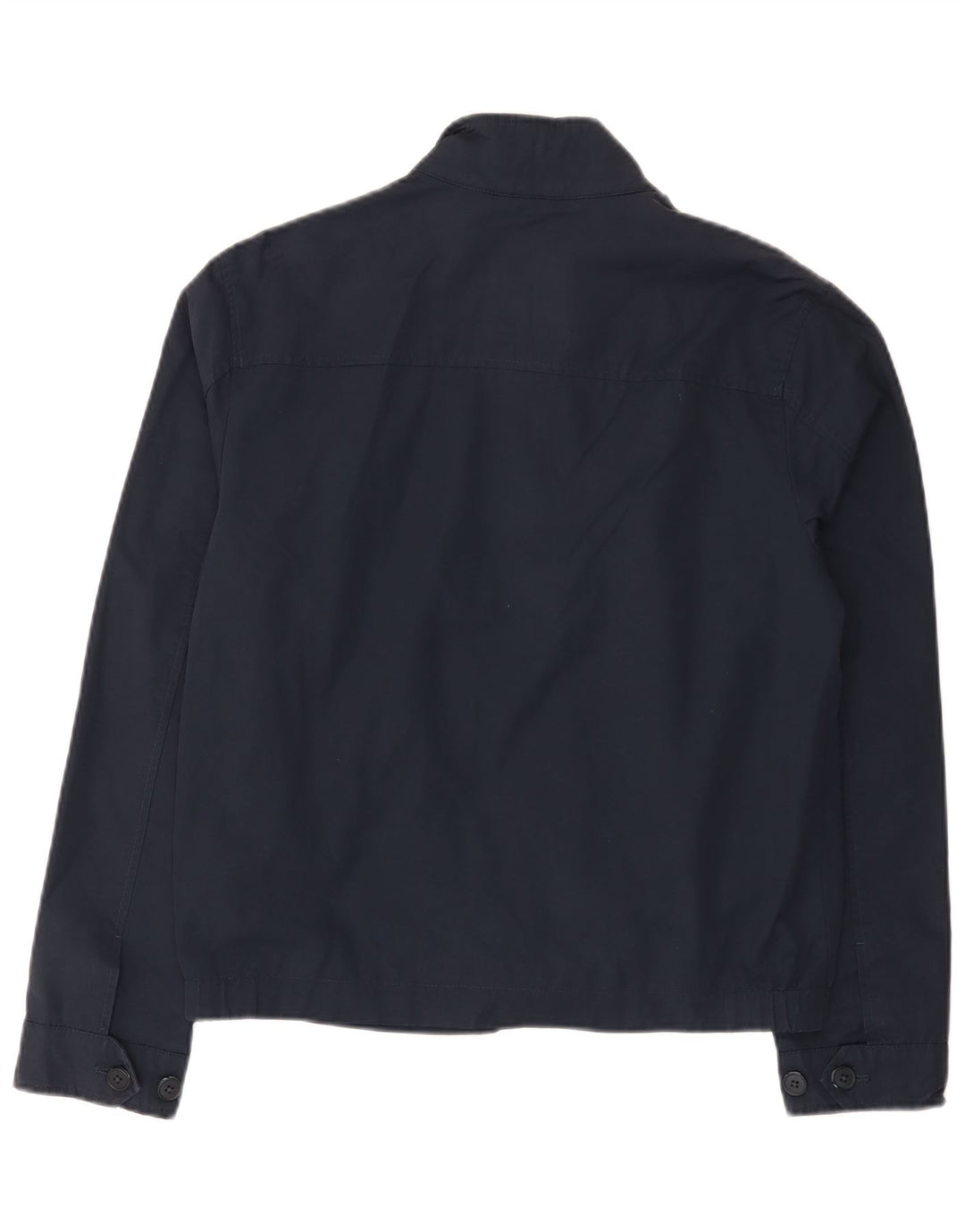 MARKS & SPENCER Herren Bomberjacke UK 36 Small Marineblau Baumwolle
