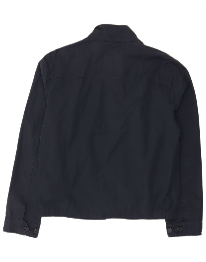 MARKS & SPENCER Herren Bomberjacke UK 36 Small Marineblau Baumwolle