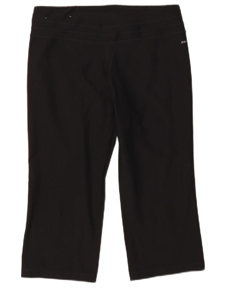 Nike Damen Dri Fit Capri-Trainingshose, UK 14, Mittelschwarz, Polyester