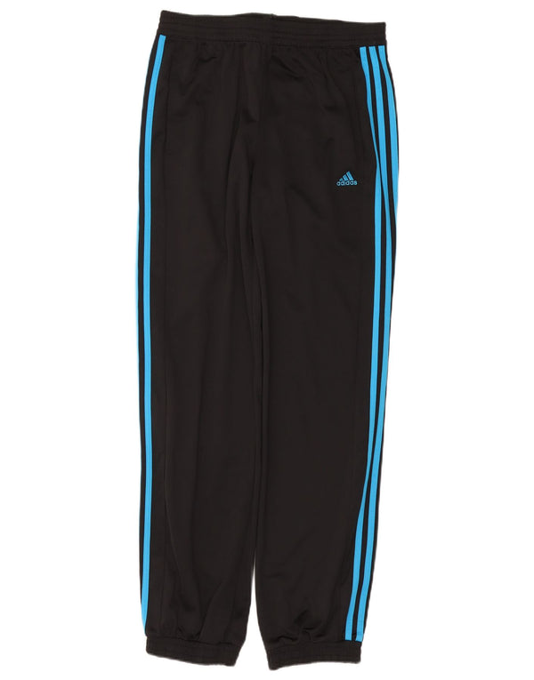 ADIDAS Jungen-Trainingshose, Jogginghose, 15–16 Jahre, schwarzes Polyester
