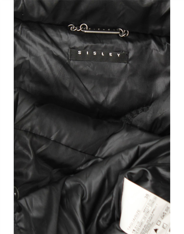 Sisley Damen Wattierte Jacke IT 38 XS Marineblau Polyester