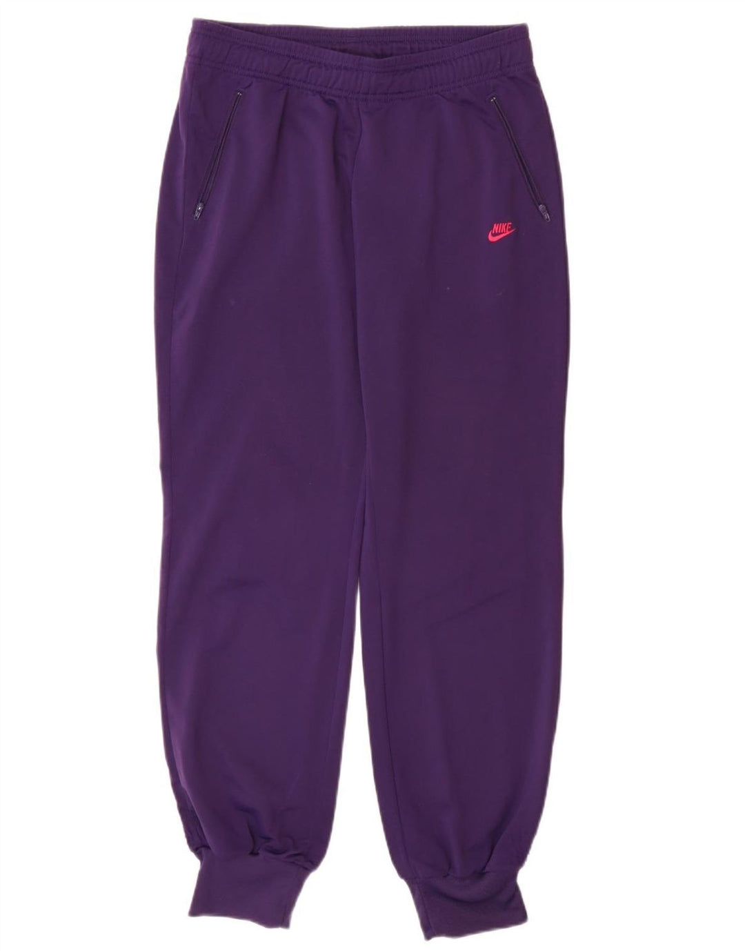 NIKE Damen-Trainingshose, Jogginghose, UK 14, Mittelviolett, Polyester