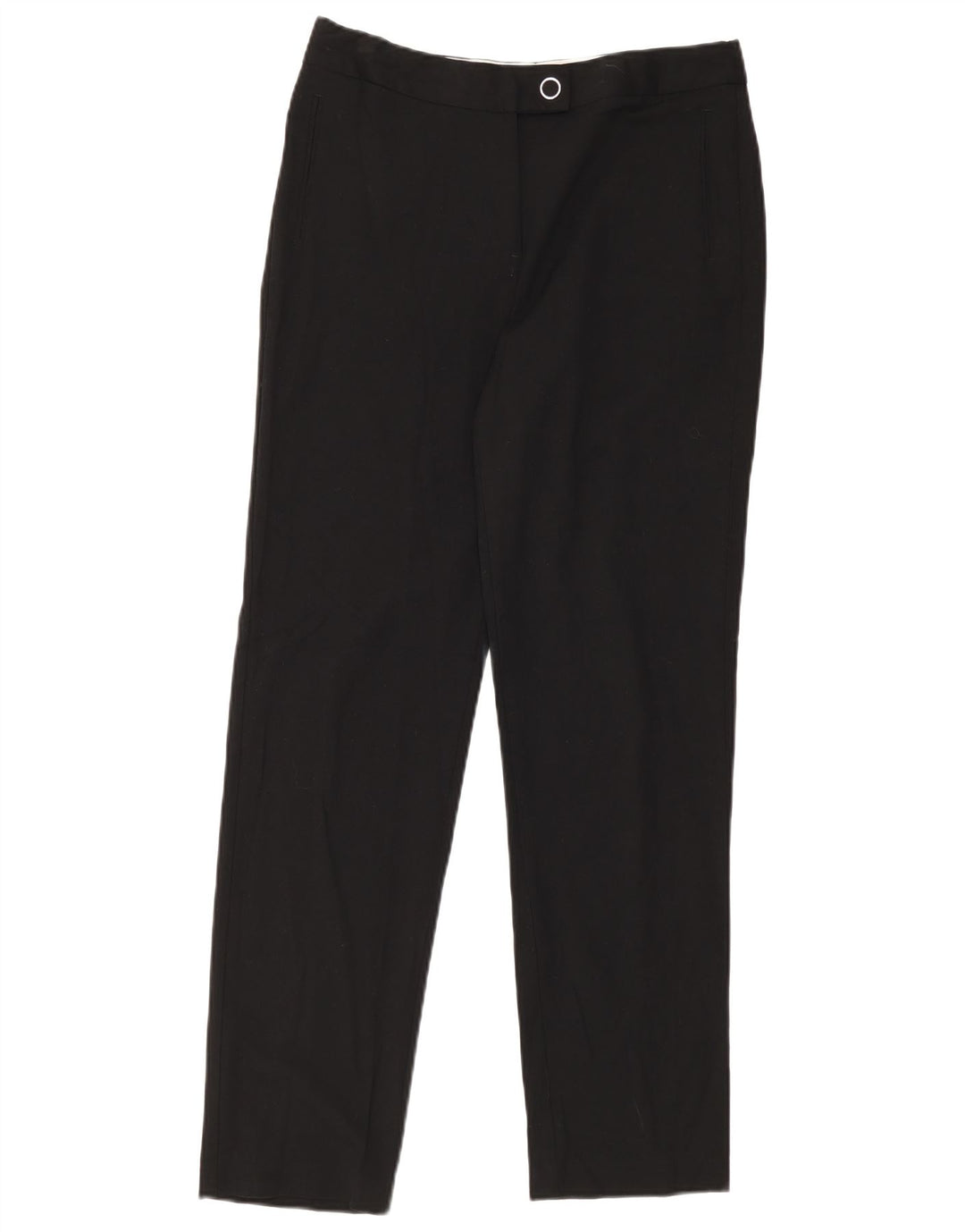 Marks & Spencer Damen gerade Anzughose UK 12 Medium W32 L32 Schwarz