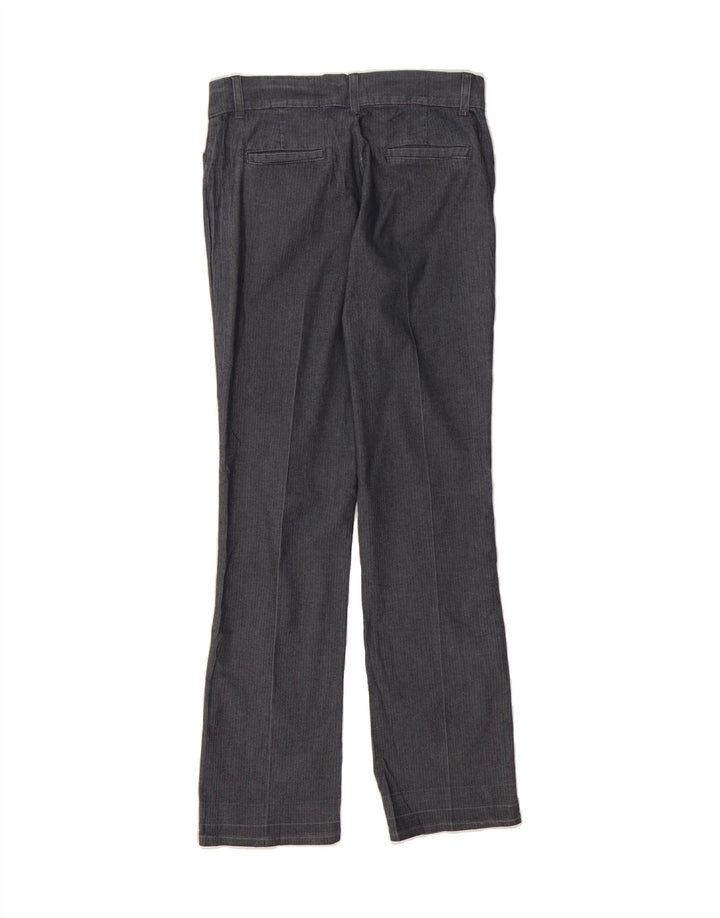 LEE Womens Riders Casual Trousers US 10 Large W34 L32 Grey Herringbone Vintage Lee and Second-Hand Lee from Messina Hembry 