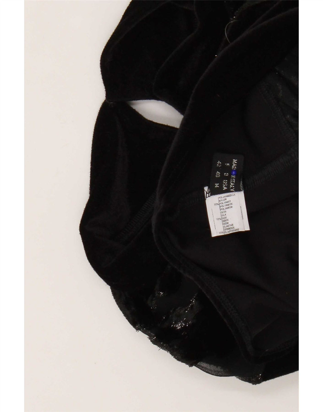 La Perla Langarm-Body für Damen, EU 40, Mittelschwarz, Blumendesigner