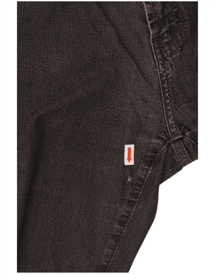TRUSSARDI Damen Straight Jeans W31 L27 Grau