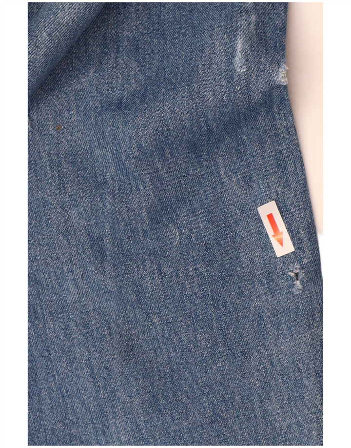 Levi's Herren 521 Straight Jeans W38 L34 Blaue Baumwolle