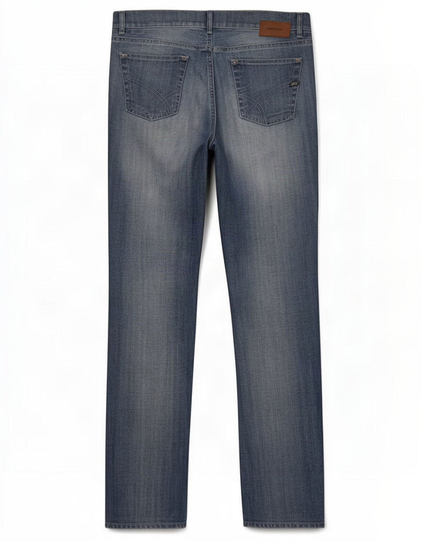 Gas Damen Straight Jeans W32 L33 Blaue Baumwolle
