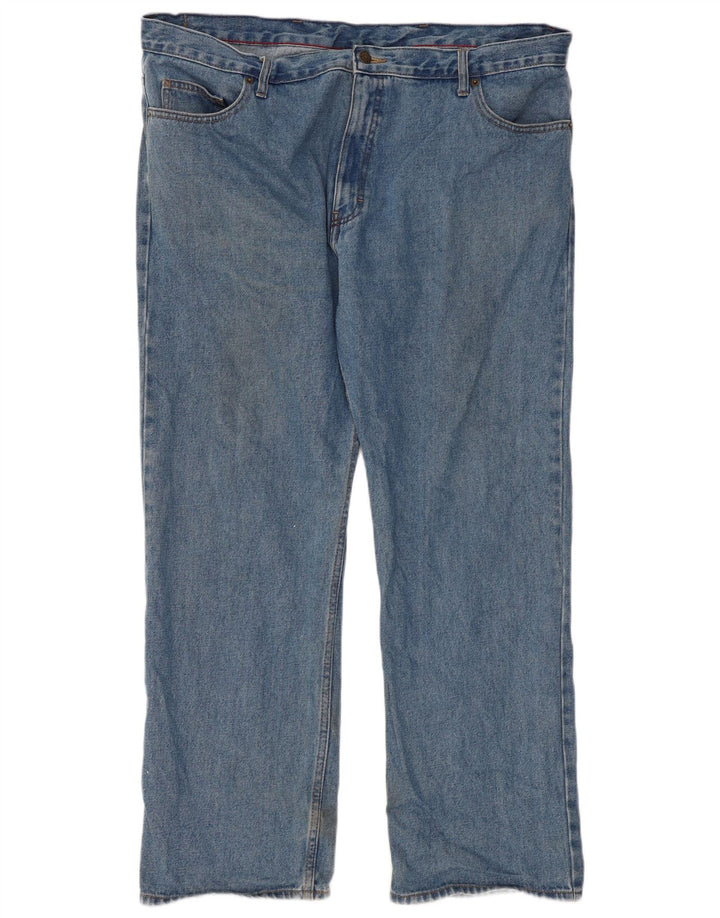 Marks & Spencer Herren Straight Jeans W44 L31 Blaue Baumwolle