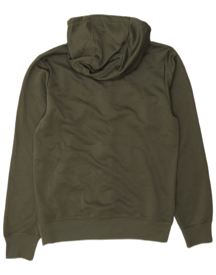 Nike Herren-Kapuzenpullover mit Reißverschluss, klein, grün, Polyester