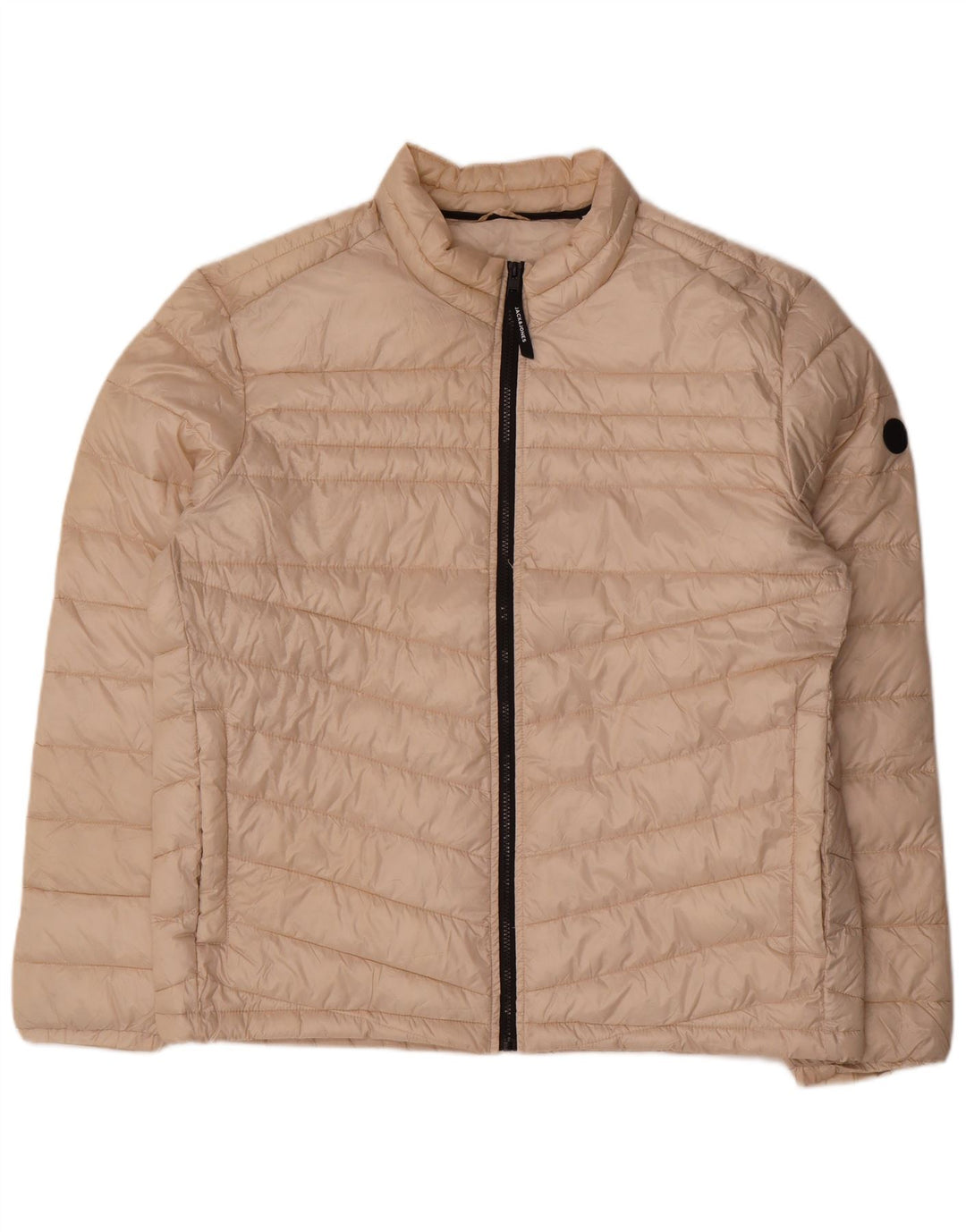 Jack & Jones Herren Wattierte Jacke UK 44 2XL Beige Polyester