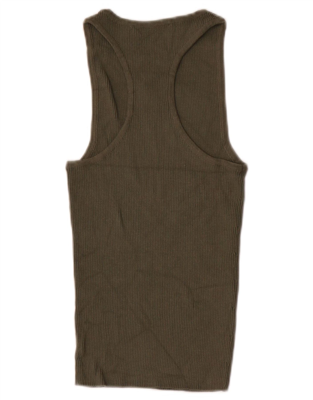 Zara Damen Weste Top UK 8 Small Khaki