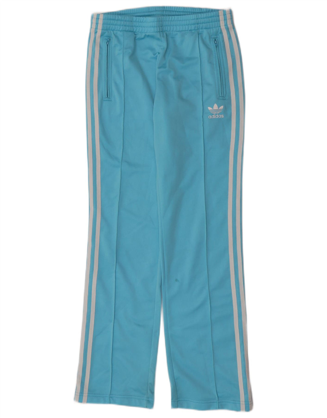 Adidas Damen Trainingshose EU 36 Small Blau Polyester