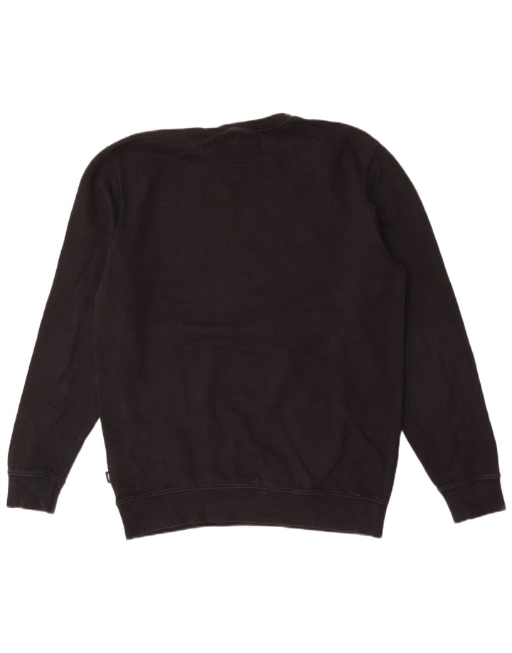 Vans Herren Grafik-Sweatshirt-Pullover aus mittelschwarzer Baumwolle