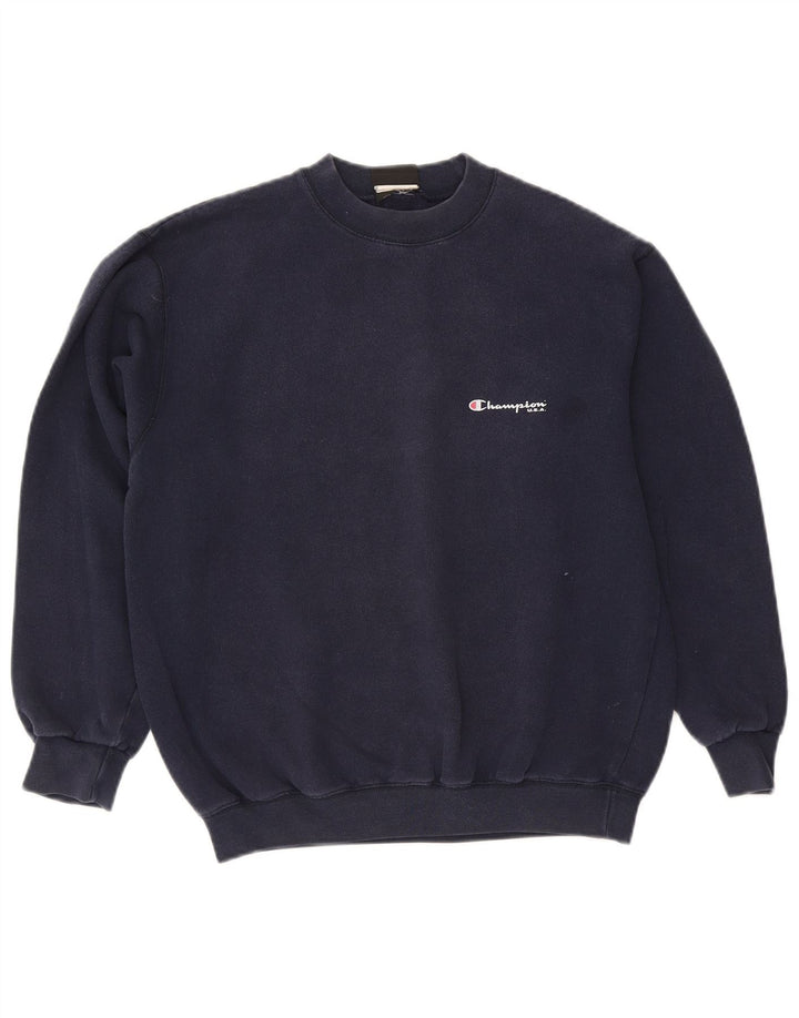 Champion Herren-Sweatshirt-Pullover, mittelgroß, Marineblau