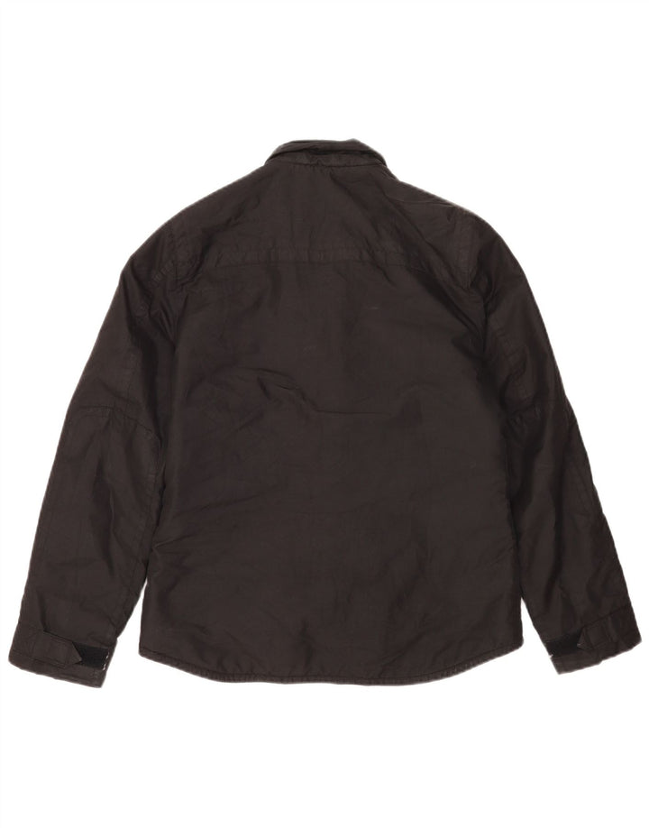 Levi's Mädchen-Windbreaker-Mantel mit lockerer Passform, 8–9 Jahre, Größe S, Schwarz, Polyester