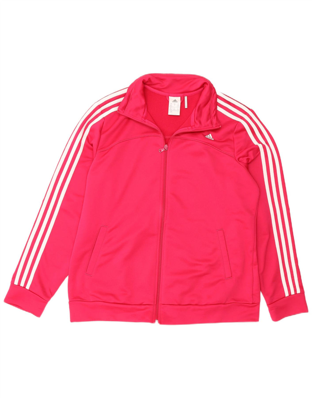 Adidas Damen Climalite Trainingsanzug Top Jacke UK 20/22 XL Rosa Polyester