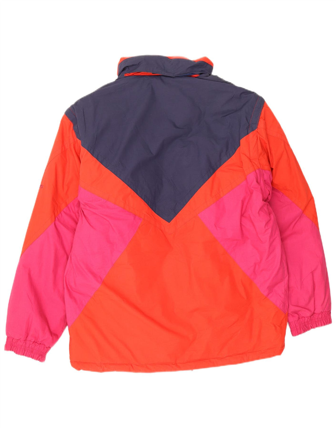 MC Kee's Herren-Skijacke mit lockerer Passform und Kapuze, UK 38, Mittelrot, Farbblock