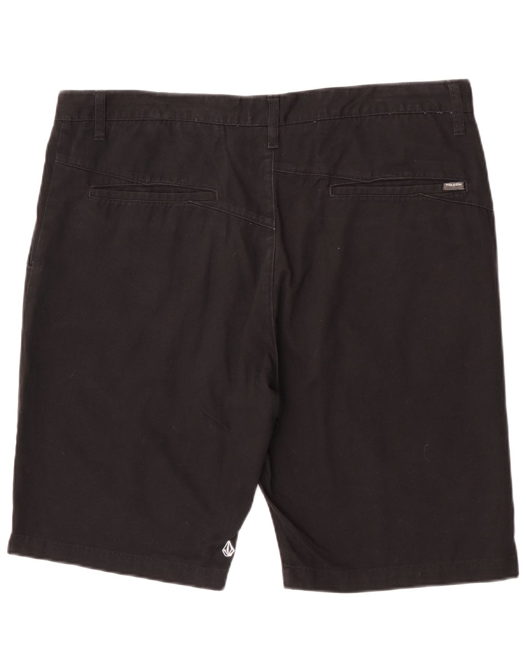 Volcom Herren Chino Shorts W38 XL Schwarz Baumwolle