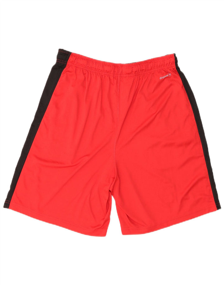RUSSELL ATHLETIC Herren Dri-Power Sportshorts Mittelrot Farbblock