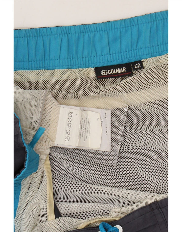 Colmar Herren-Badeshorts, EU 52, XL, Marineblau, Farbblock-Polyester
