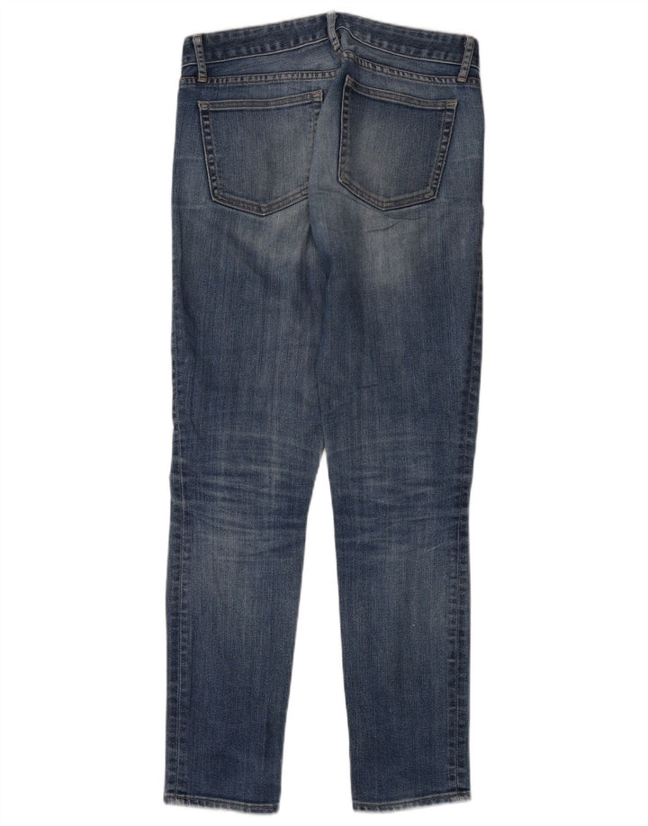 Gap Damen Distressed Regular Skinny Jeans W27 L32 Blaue Baumwolle