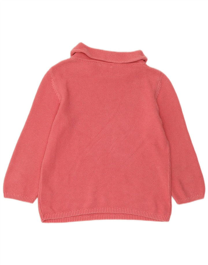 HOBBS Damen-Pullover, übergroß, 3/4-Ärmel, Rollkragenpullover, Gr. 6, XS, Rosa
