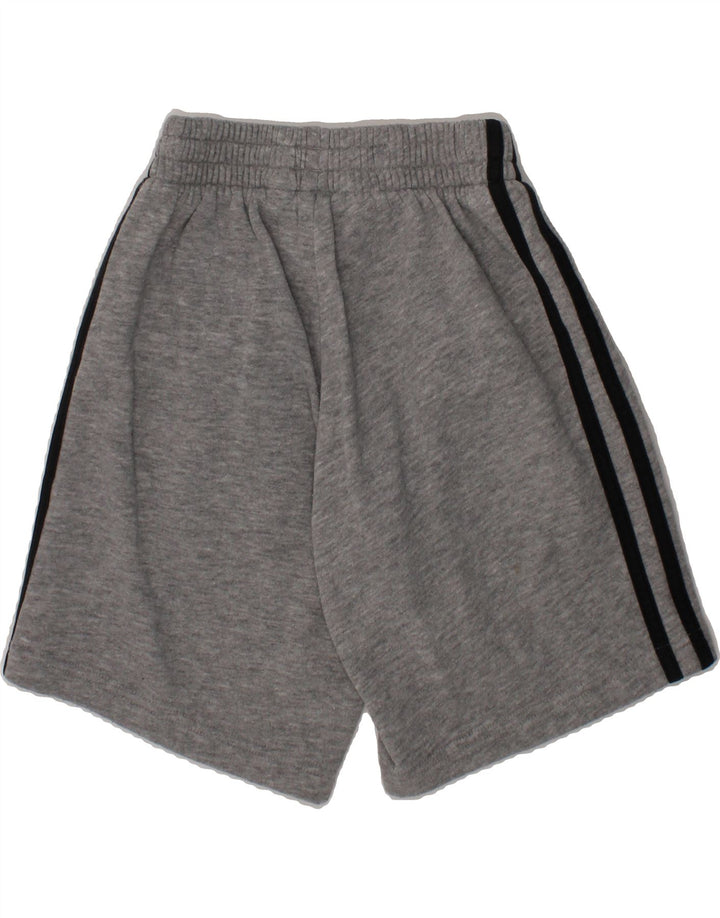 ADIDAS Boys Sport Shorts 9-10 Years  Grey Vintage Adidas and Second-Hand Adidas from Messina Hembry 