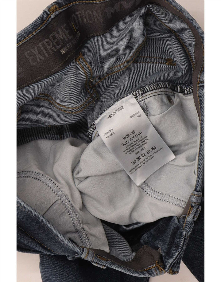 Lee Damen Extreme Motion Slim Fit Straight Jeans W29 L30 Blau