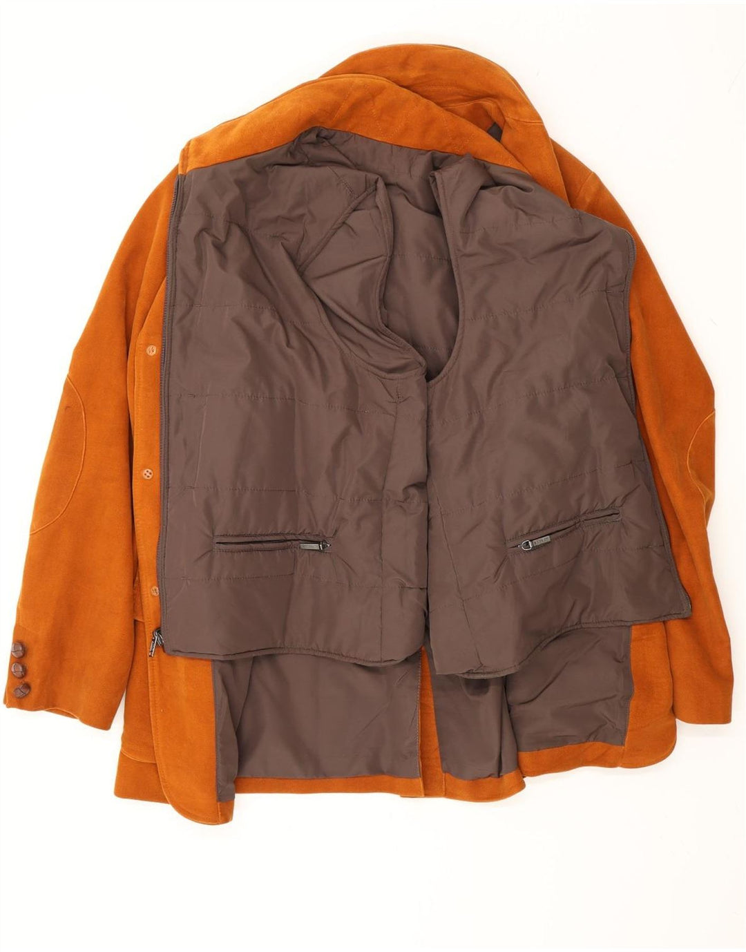 Mabrun Herren-Utility-Jacke IT 48 mittelbraune Baumwolle