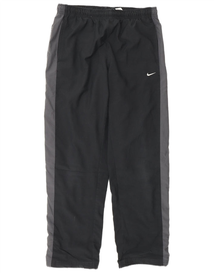 Nike Herren-Trainingshose aus mittelschwarzem Colourblock-Polyester