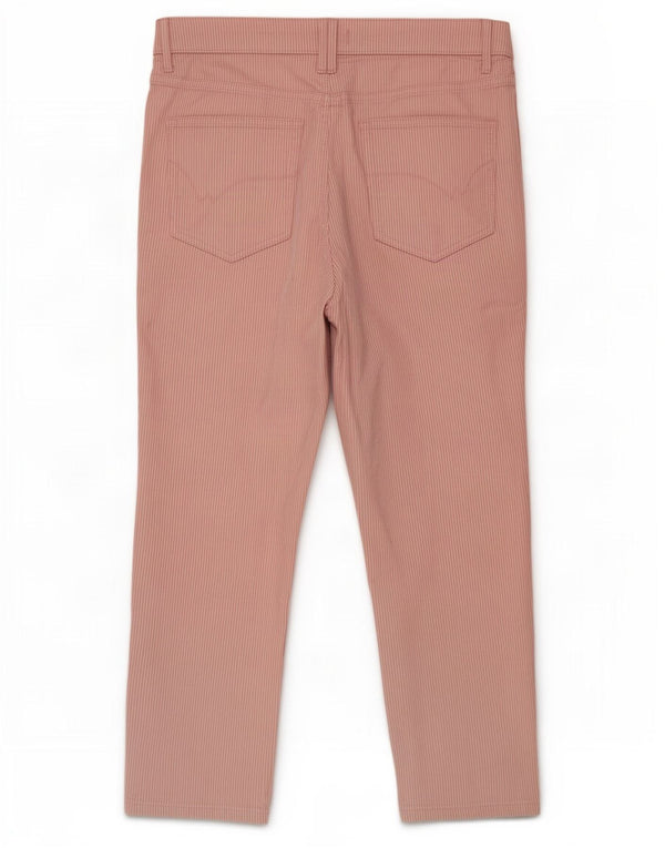 White Stuff Damen-Hose, kurz geschnitten, UK 44, Größe L, W34, L23, rosa Nadelstreifen